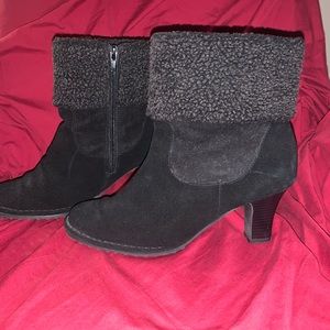 Black Suede Ankle Boots
